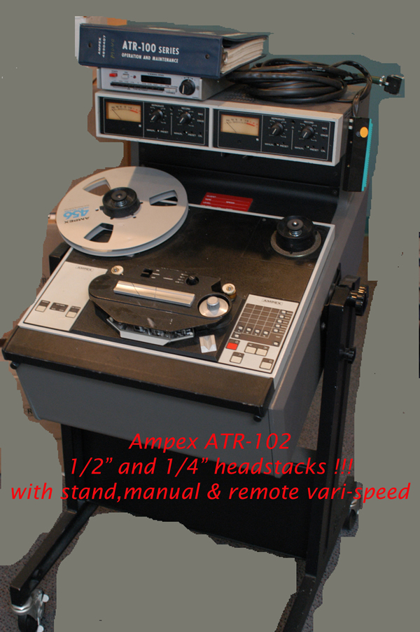 ampex atr 102 manual